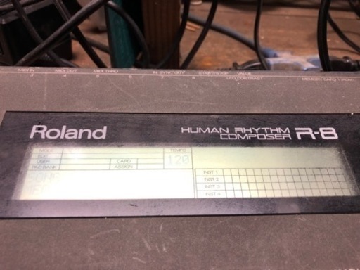 Roland r8 リズムマシン 未チェック
