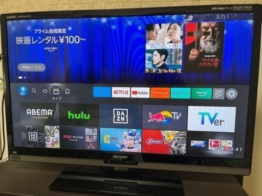 AQUOS 40V型ワイド ＋ fire tv stick
