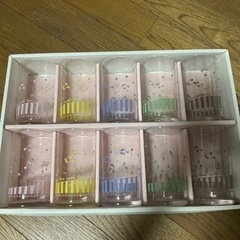 音符と鍵盤の可愛いコップセット 5色 10個セット