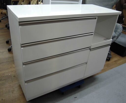 R367 NITORI キッチンカウンター、キッチンボード、幅120cm Used・美品