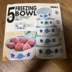 ホーロー製 蓋付きボウル 5個セット