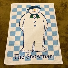 The Snowman お子様ミニタオルケット？変則サイズ大型バ...