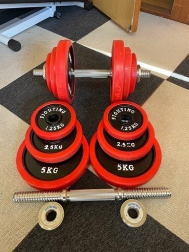 ダンベル 20kg➕トレーニングベンチ