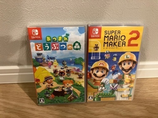 あつ森　マリオ　Switchソフト2つ
