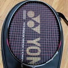 『決まりました』YONEX バドミントンラケットの画像