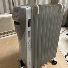 オイルヒーター　タオルハンガー付き　ストーブの画像
