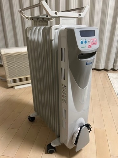 オイルヒーター　タオルハンガー付き　ストーブ