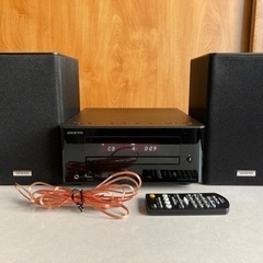 【受付中止します。12月23日までの限定価格】ONKYO  CDコンポ　スピーカーセット