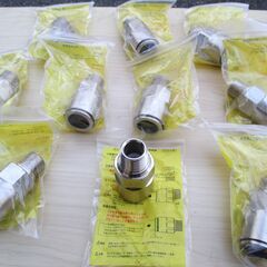 ☆日立金属 HITACHI プッシュインパクト継手接続要領 LIA 15A23R RE LPガス用 ◆10個セット・ひょうたん印