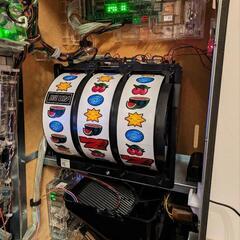 値下げ！)パチスロ ディスクアップ(白パネル) 5.9号機