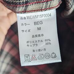 whole Earth collection ネルシャツ RED beigeの画像