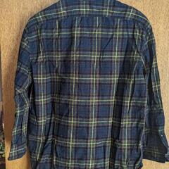 journal standard ネルシャツ チェック ネイビー ブラウンの画像