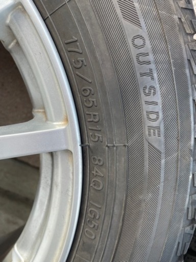 175/65 15 6J pcd100 スタッドレス ホイールセット