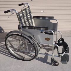日本ウィールチェア 　アルミ手折れ式 　自走式車椅子 　座面幅37㎝