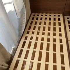 フランスベッド　ベッドフレーム　シングル　2台の画像