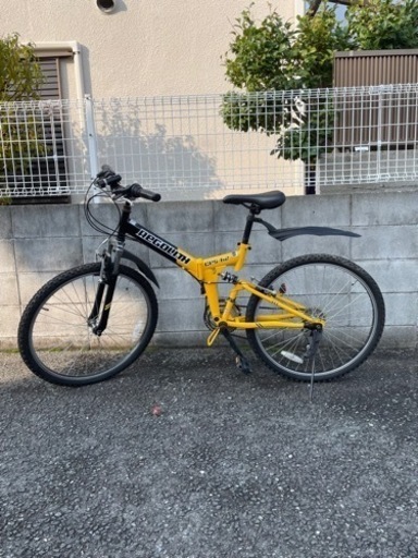 MTB 折りたたみ自転車 レゴリス 26型 イエロー