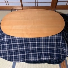 【美品】バラ売り相談　無印良品　こたつ　布団セット　楕円形の画像
