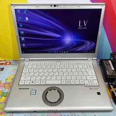 JC1132 パナソニック レッツノート CF-LV8 ノートPC 14型 軽量 第8.5世代 大画面