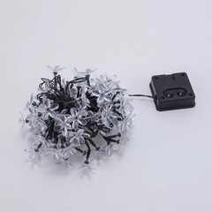 イルミネーション　フラワー　7m 50球 ソーラーライトの画像