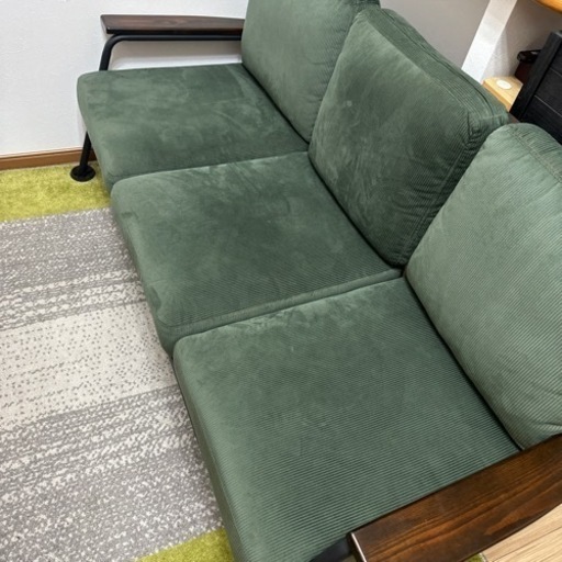 Basquiat corduroy ソファ ソファー 3人掛けソファー コーデュロイ ソファー