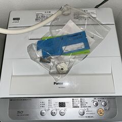 2017年製 パナソニック全自動洗濯機　NA-F50B10　5kgの画像