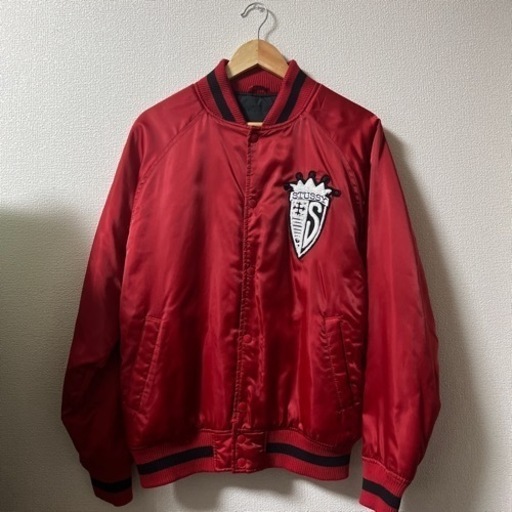 Stussy赤スタジャン