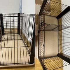 ペットサークル  petio トイレのしつけができるサークル レギュラー 前の型の画像