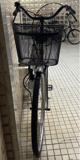 普通自転車 24インチ シルバー