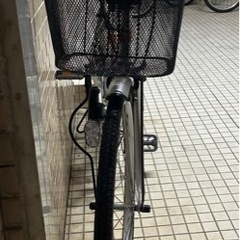 普通自転車 24インチ シルバー