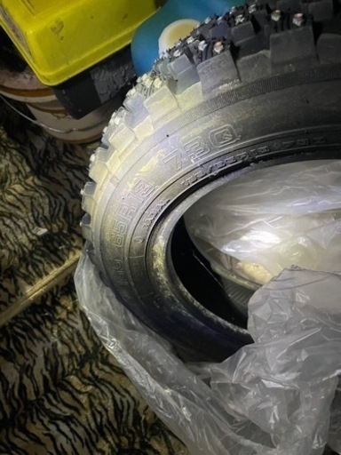 【完売】155/65/13 スタッドレスフルピンタイヤ4本