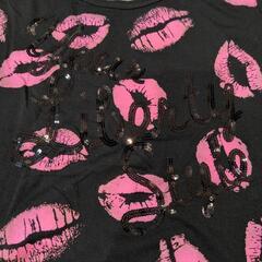 【美品】唇柄長袖トップスの画像