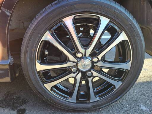 【美品】タイヤ＋ホイールセット！15インチのアルミホイル【車検対応内】