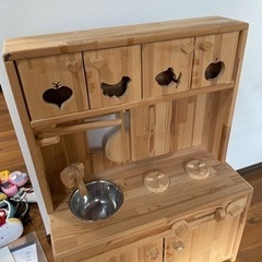 木製キッチン（ままごとキッチン）決まりましたの画像