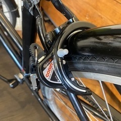 年末セール！防犯登録料 無料！】27インチ自転車 6段変速 ブラック