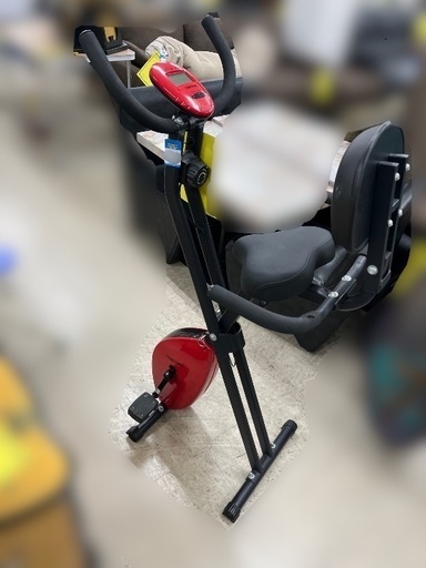 J3147  Time Sports エアロバイク フィットネスバイク 折りたたみ機能付き 背もたれ　8段階負荷調節 トレーニングバイク クリーニング済み