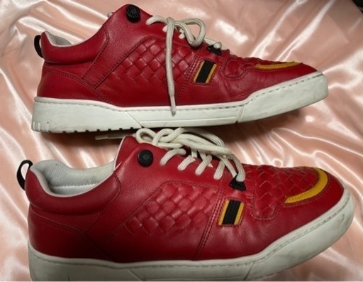 BOTTEGA VENETA ボッテガヴェネタ　レザースニーカー　42 27cm