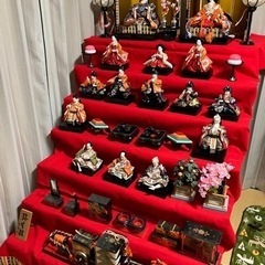 差し上げます　お雛様　七段飾り　
