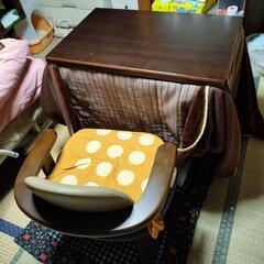 家具調コタツ　１人用（ハイタイプ）