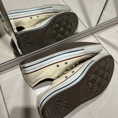 コンバース ベージュ 27.5の画像