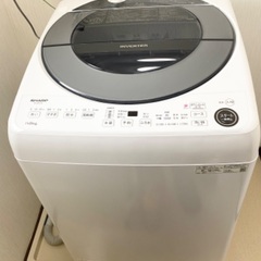 SHARP 全自動洗濯機 ES-GW11E-S 11kg 2021年製 