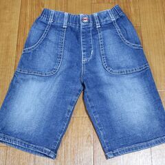 ★EDWIN エドウィン★ジーンズ ハーフパンツ 130cm★ネ...