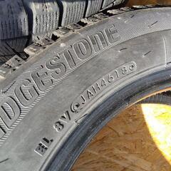 スタッドレスタイヤ155/65R14２本の画像