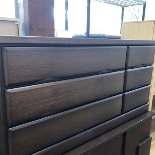 【大川家具】ブラウンカラーの３段チェストお売りします！