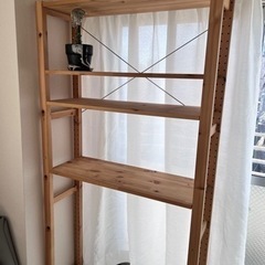 IKEA パイン材シェルフ　棚　IVAR イーヴァル