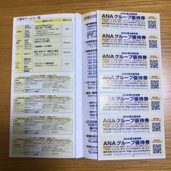 ANA 株主優待券 1枚 グループ優待券 11枚の画像