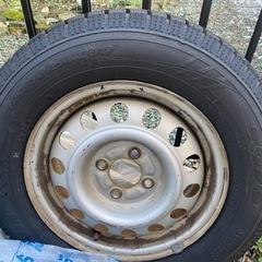 スタッドレス４本　185/70R14 日産ノート　TOYO バリ山の画像