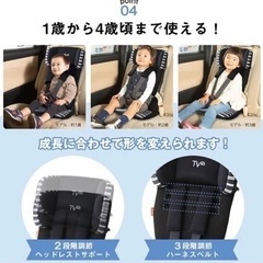 日本育児　トラベルベスト　ECプラス　チャイルドシートの画像