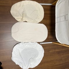 美品★ベビービョルン クレードル 未使用キャノピー付き 取引中】ベビービョルン クレードル キャノピー付き