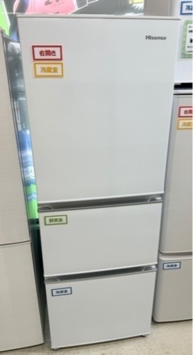 【冷蔵庫282L】3ドア　ハイセンス　2019年製　HR-D2801W　幅55.4㎝　朝霞市リサイクルショップ　ケイラック朝霞田島店　GM912