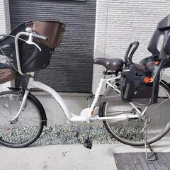 自転車（子供を前と後ろに乗せられるタイプ）